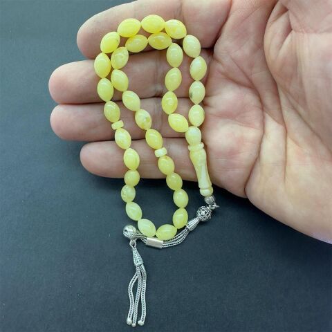 Kaliningrad Damla Kehribar Beyzi Tespih 6,5*9.5 (mm)