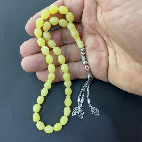 Kaliningrad Damla Kehribar Beyzi Tespih 7*9 (mm)