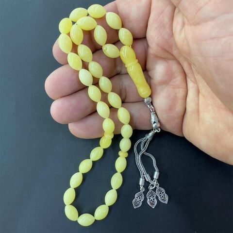 Kaliningrad Damla Kehribar Beyzi Tespih 7*10,5 (mm)