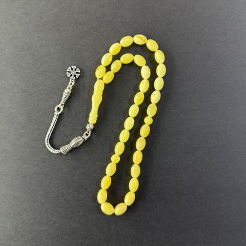 Kaliningrad Damla Kehribar Tespih 5,5*8 (mm)-7