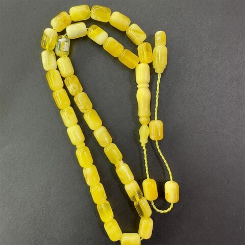 Sistemli Kaliningrad Damla Kehribar Kapsül Tespih 6,5*9 (mm)