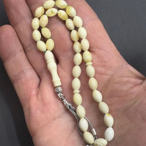 Akça Kaliningrad Damla Kehribar Tespih 6*8,5 (mm)