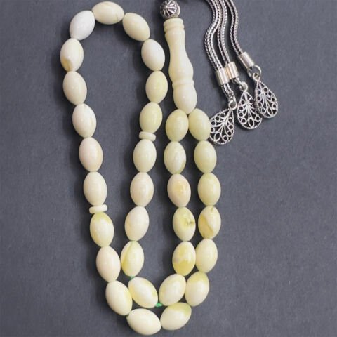 Akça Kaliningrad Damla Kehribar Tespih 6*8,5 (mm)