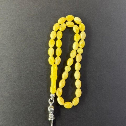 Kaliningrad Damla Kehribar Tespih 5,5*8 (mm)-8