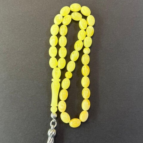 Kaliningrad Damla Kehribar Tespih 6*8 (mm)-1