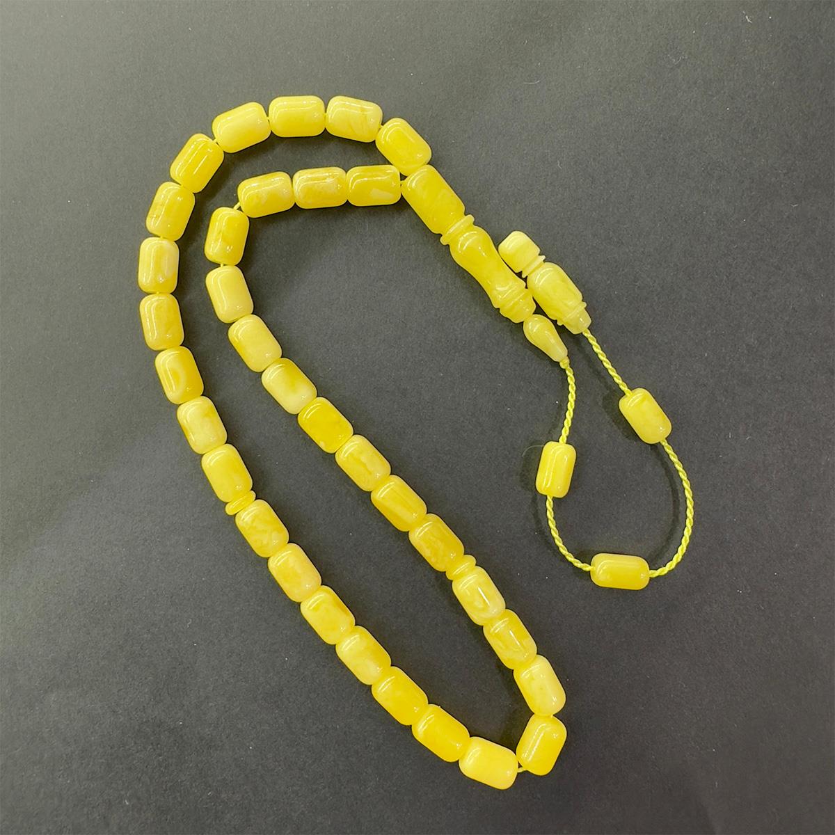 Sistemli Kaliningrad Damla Kehribar Kapsül Tespih 6,5*9,5 (mm)