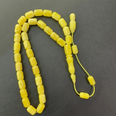 Sistemli Kaliningrad Damla Kehribar Kapsül Tespih 6,5*9,5 (mm)