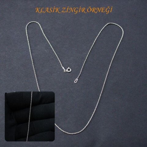 925 Ayar Gümüş Klasik  Zincir