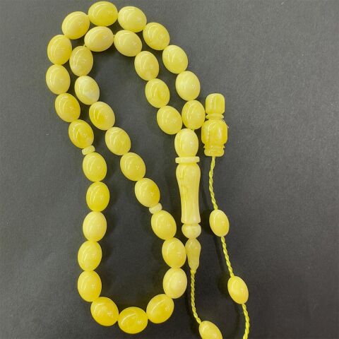 Sistemli Kaliningrad Damla Kehribar Beyzi Tespih 7:9 (mm)