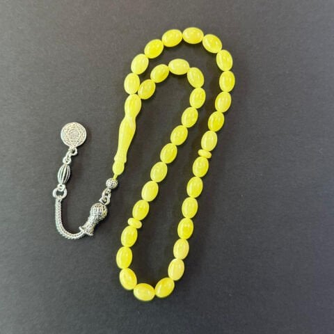 Kaliningrad Damla Kehribar Tespih 6*8 (mm)-2