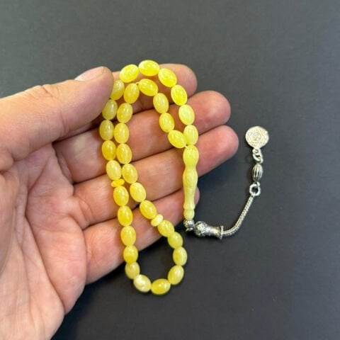 Kaliningrad Damla Kehribar Tespih 6*8 (mm)-2