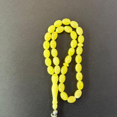 Kaliningrad Damla Kehribar Tespih 6*8 (mm)-2