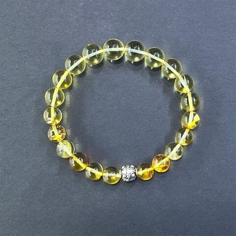 Şeffaf Kaliningrad Damla Kehribar Bileklik 9,5 (gr)