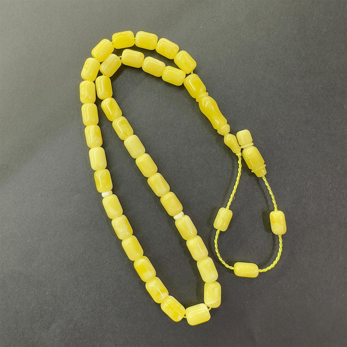 Sistemli Kaliningrad Damla Kehribar Kapsül Tespih 6.5*9.5 (mm)