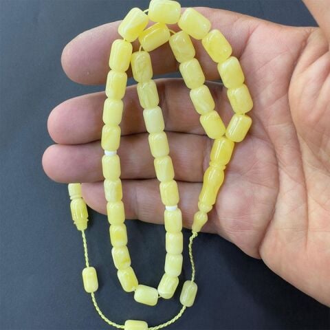 Sistemli Kaliningrad Damla Kehribar Kapsül Tespih 6.5*9.5 (mm)