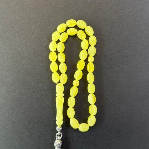 Kaliningrad Damla Kehribar Tespih 6*8 (mm)-5