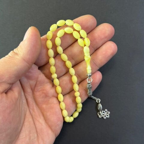 Kaliningrad Damla Kehribar Tespih 5*8 (mm)-2