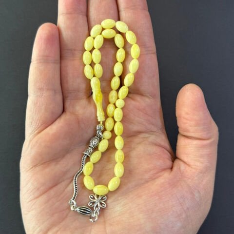 Kaliningrad Damla Kehribar Tespih 5*8 (mm)-2