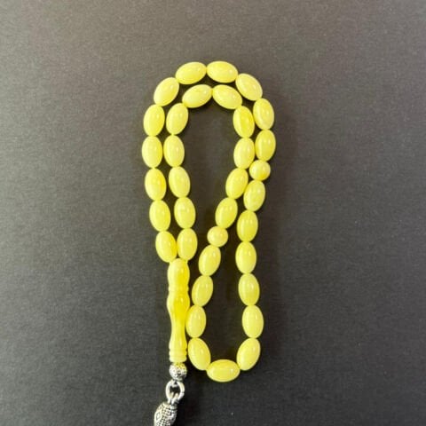 Kaliningrad Damla Kehribar Tespih 5*8 (mm)-2