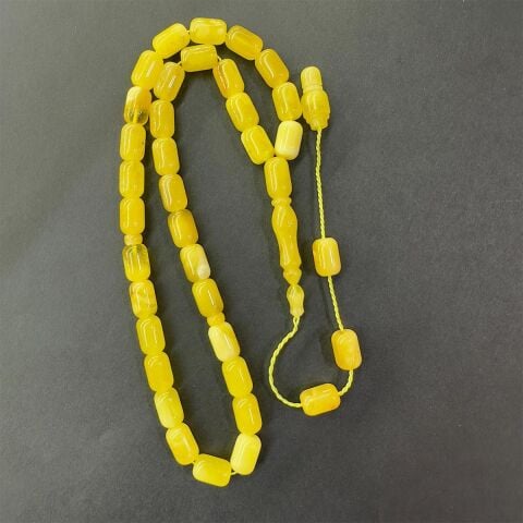 Sistemli Kaliningrad Damla Kehribar Kapsül Tespih 7*10.5 (mm)