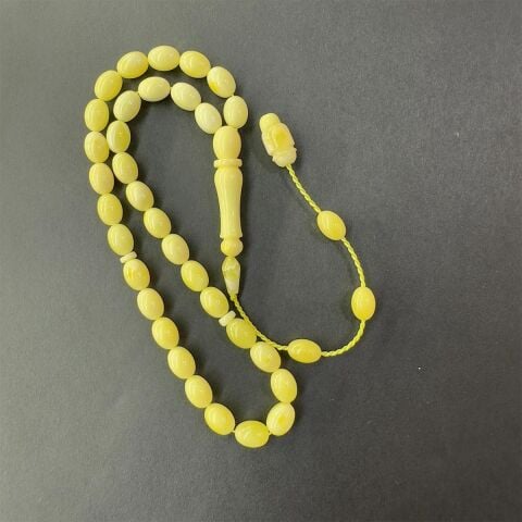 Akça Sistemli Kaliningrad Damla Kehribar Beyzi Tespih 6:8 (mm)