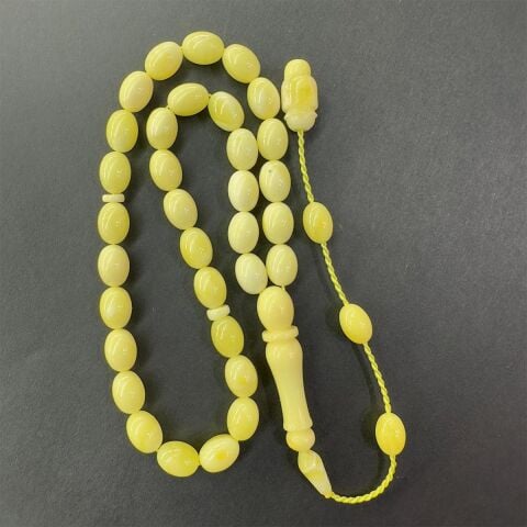 Akça Sistemli Kaliningrad Damla Kehribar Beyzi Tespih 6:8 (mm)