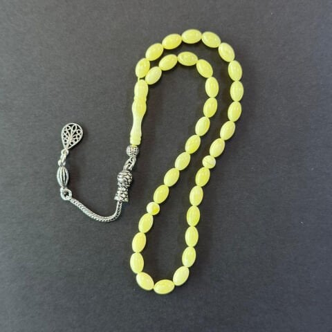 Kaliningrad Damla Kehribar Tespih 5*8 (mm)-3