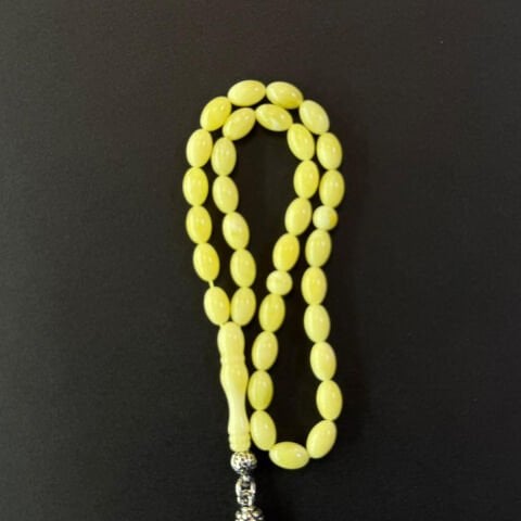 Kaliningrad Damla Kehribar Tespih 5*8 (mm)-3