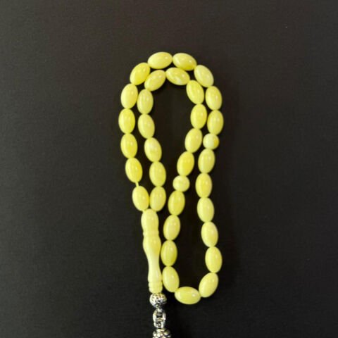 Kaliningrad Damla Kehribar Tespih 5*8 (mm)-3