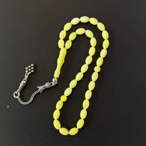 Kaliningrad Damla Kehribar Tespih 5*8 (mm)-5