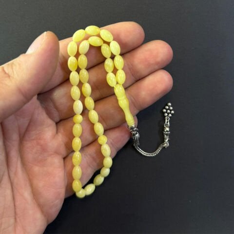 Kaliningrad Damla Kehribar Tespih 5*8 (mm)-5