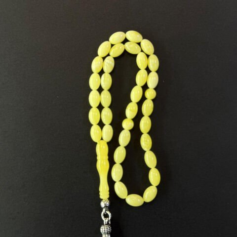 Kaliningrad Damla Kehribar Tespih 5*8 (mm)-5