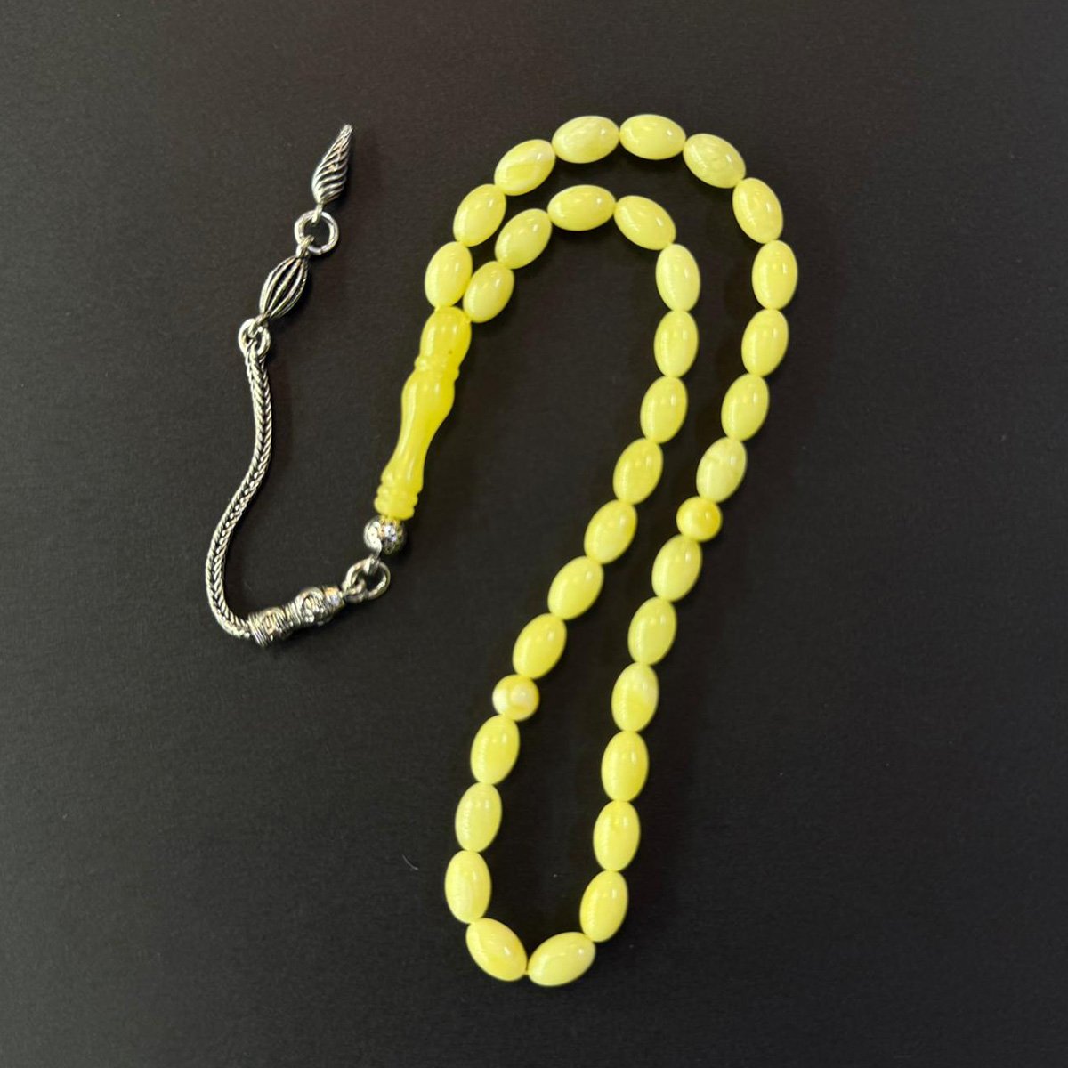 Kaliningrad Damla Kehribar Tespih 5*8 (mm)-4