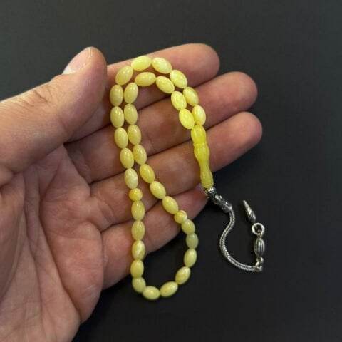 Kaliningrad Damla Kehribar Tespih 5*8 (mm)-4