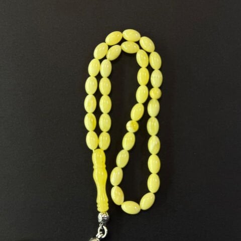 Kaliningrad Damla Kehribar Tespih 5*8 (mm)-4