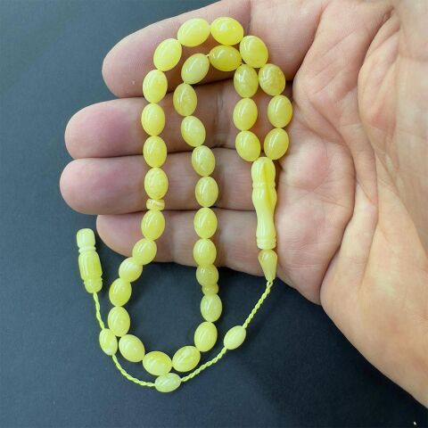 Sistemli Kaliningrad Damla Kehribar Beyzi Tespih 6,5*9 (mm)