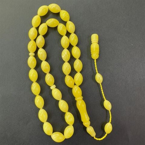 Sistemli Kaliningrad Damla Kehribar Beyzi Tespih 7*10,5 (mm)