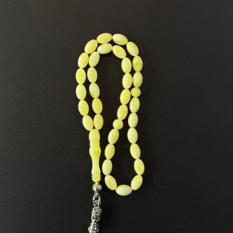 Akça Kaliningrad Damla Kehribar Tespih 5*8 (mm)-1