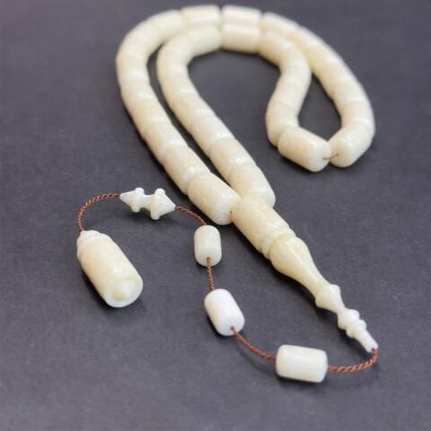 Usta İşçilikli Full Mors Diş Özü Tespih 7,5*12 (mm)