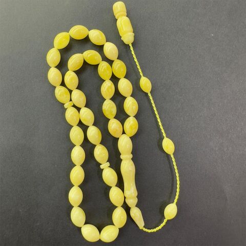 Sistemli Kaliningrad Damla Kehribar Beyzi Tespih 6,5*9,5 (mm)