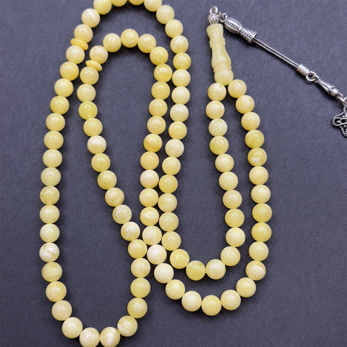 99 luk Kaliningrad Damla Kehribar Tespih 7 (mm)