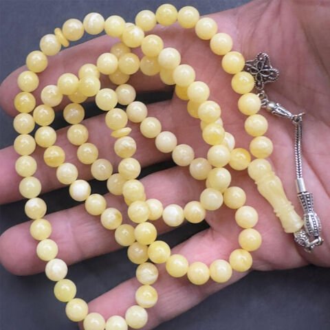 99 luk Kaliningrad Damla Kehribar Tespih 7 (mm)