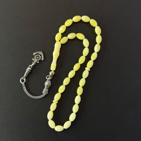 Akça Kaliningrad Damla Kehribar Tespih 5*8 (mm)-2