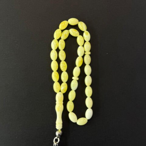 Akça Kaliningrad Damla Kehribar Tespih 5*8 (mm)-2