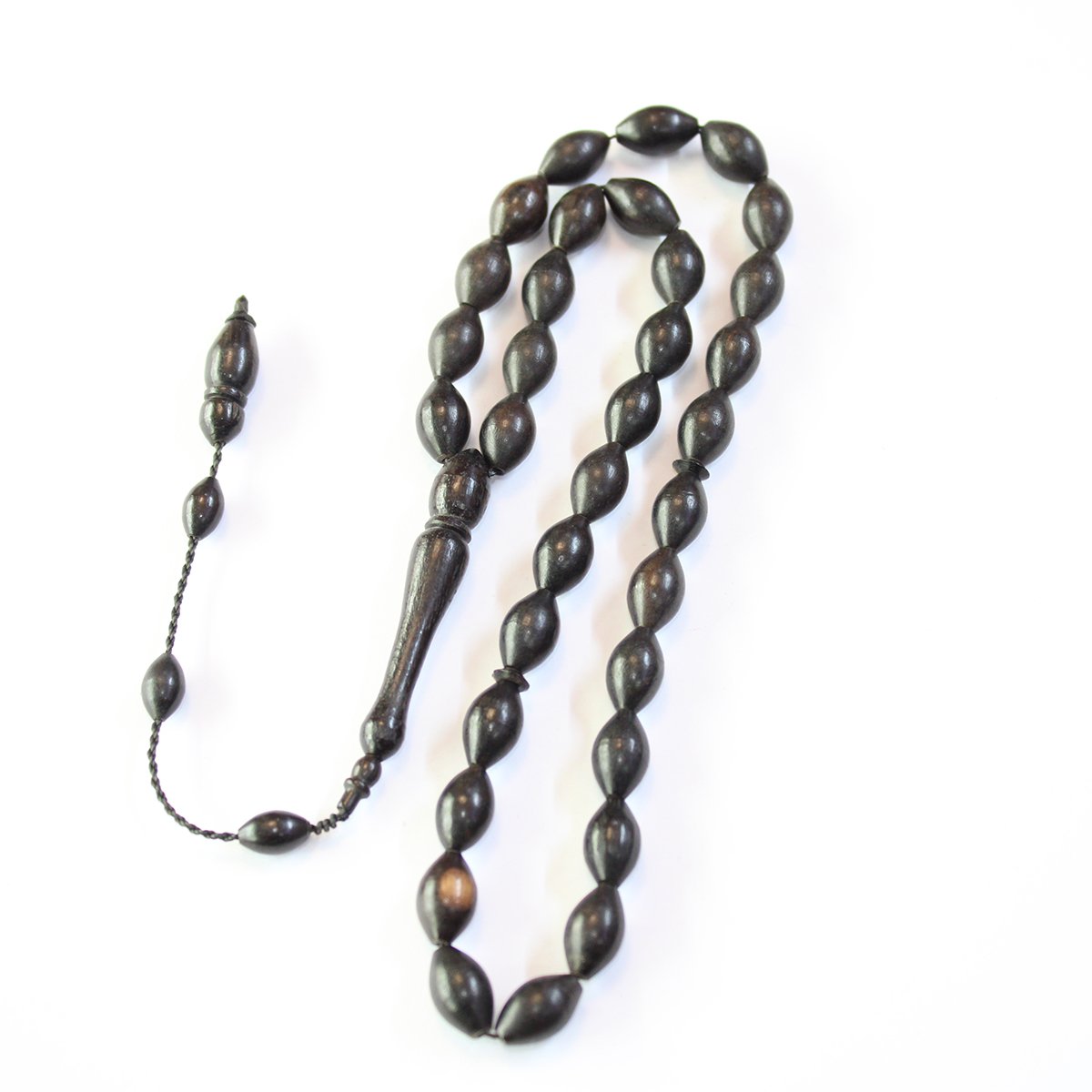 Abanoz Ağacı Beyzi Tespih 8*12,5 (mm)