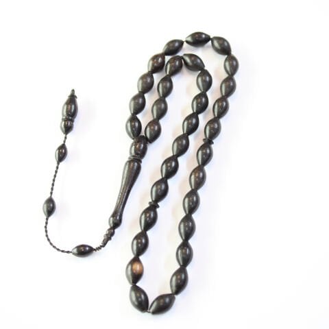 Abanoz Ağacı Beyzi Tespih 8*12,5 (mm)