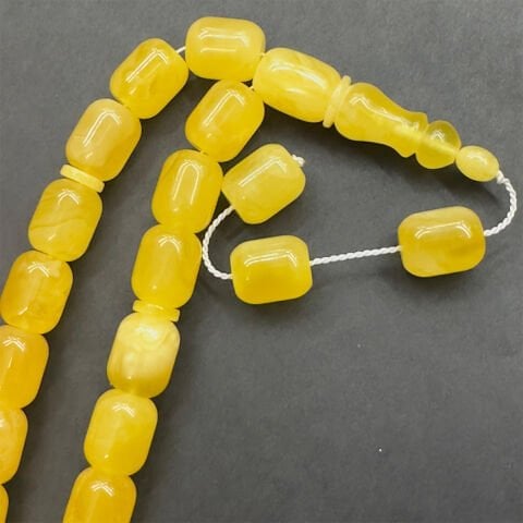 Maskot Kaliningrad Damla Kehribar Tespih 12*14,5 (mm)