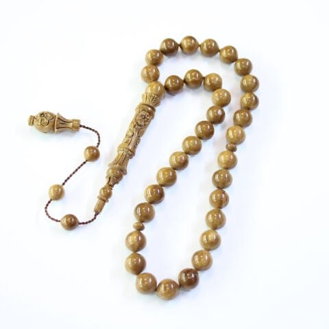 Yerli Atölye İşçiliği Oyma Kuka Tespih 10 (mm)