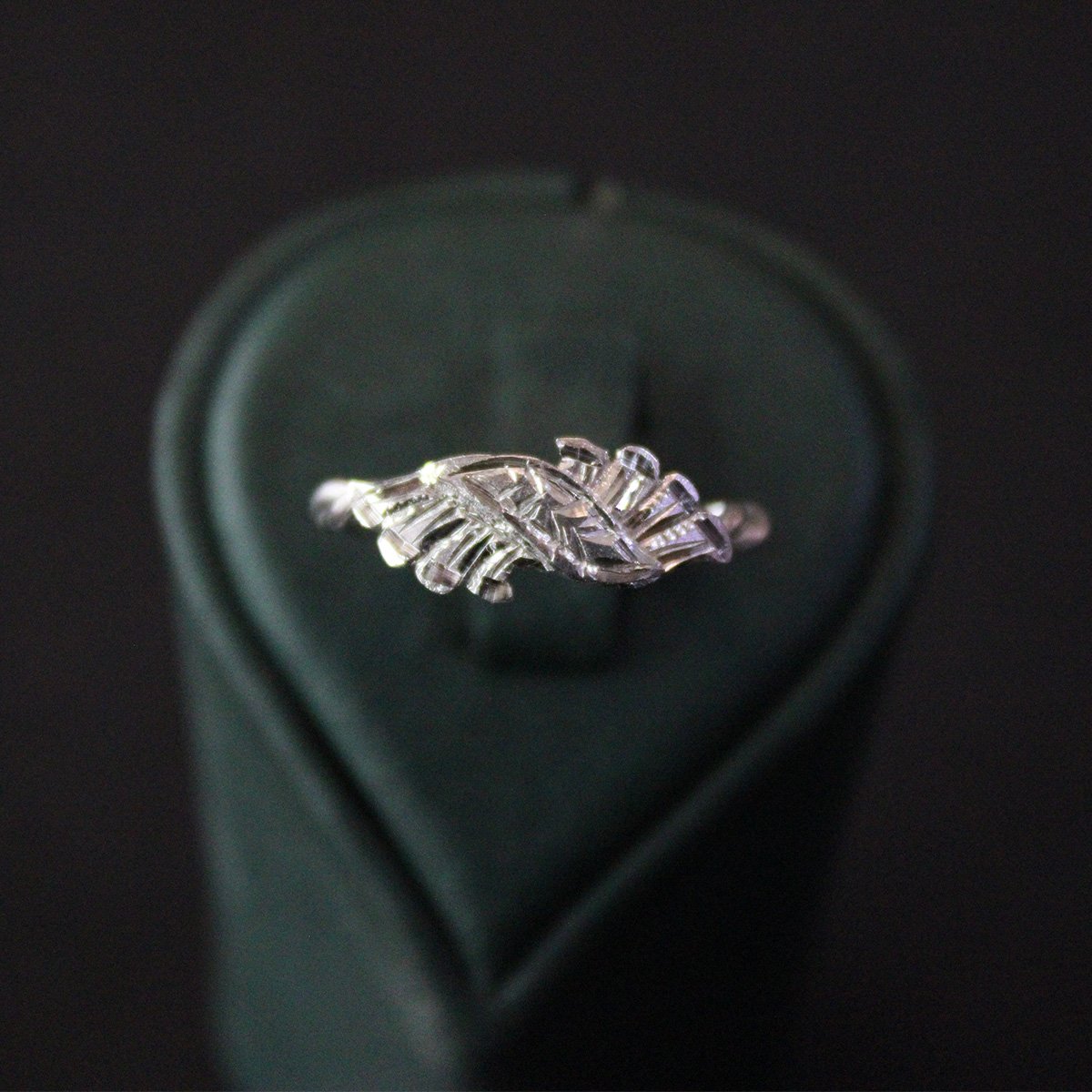 Gümüş El Yapımı Burma Yüzük - 1