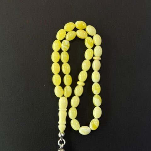 Akça Kaliningrad Damla Kehribar Tespih 6*8 (mm)